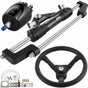 Boat Parts & Accessories |   Hydraulic Steering Kit 300HP, Hydraulic Boat Steering Kit Helm Pump, Hydraulic Boat Steering Kit Without Hydraulic Steering Hose for Boat Steering System Automotive Boat Parts & Accessories