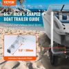 Boat Parts & Accessories |   Marine Trailer Guide Set, 60” Flexibly Adjustable, Dual Rust-Resistant Steel Supports with PVC Covering, Ideal for Ski, Fishing, and Sailboat Transport, 2-Piece Kit 2024 Automotive Boat Parts & Accessories