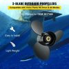 Boat Parts & Accessories |   Outboard Propeller, Replace for OEM 3817468, 3-Blade 14 1/2″ x 19″ Pitch Aluminium Boat Propeller, Compatible with Volvo Penta SX Drive All Models, w/ 19 Tooth Splines, RH Automotive Boat Parts & Accessories