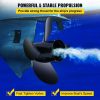 Boat Parts & Accessories |   Outboard Propeller, Replace for OEM 48-8M0084494, 4-Blade 14 1/2 x 17 Boat Propeller, Compatible w/ 135-300HP 2-Stroke & 4-Stroke Outboards, Alpha&Bravo I Stern-Drives, RH Automotive Boat Parts & Accessories