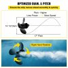 Boat Parts & Accessories |   Outboard Propeller, Replace for OEM 48-8M0084494, 4-Blade 14 1/2 x 17 Boat Propeller, Compatible w/ 135-300HP 2-Stroke & 4-Stroke Outboards, Alpha&Bravo I Stern-Drives, RH Automotive Boat Parts & Accessories