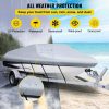 Boat Parts & Accessories |   Waterproof Boat Cover, 14′-16′ Trailerable Boat Cover, Beam Width up to 90″ v Hull Cover Heavy Duty 210D Marine Grade Polyester Mooring Cover for Fits V-Hull Boat with 5 Tightening Straps Automotive Boat Parts & Accessories