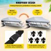 Boat Parts & Accessories |   Waterproof Boat Cover, 14′-16′ Trailerable Boat Cover, Beam Width up to 90″ v Hull Cover Heavy Duty 210D Marine Grade Polyester Mooring Cover for Fits V-Hull Boat with 5 Tightening Straps Automotive Boat Parts & Accessories