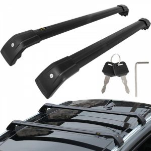 Cargo Management |   Cross Bar Roof Racks for Hyundai Tucson 2016 2017 2018 2019 2021 Black Color New Top Roof Rack Crossbar Black Automotive Cargo Management