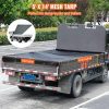 Cargo Management |   Dump Truck Mesh Tarp, 5 x 14 ft, PVC Coated Black Heavy Duty Cover with 5.5″ 18oz Double Pocket, Brass Grommets, Reinforced Double Needle Stitch Webbing Fits Manual or Electric Dump Truck System Automotive Cargo Management