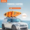 Cargo Management |   Kayak Roof Rack 2 Pairs J-Bar, Soft Roof Rack Quick Folding, Top Mount Tie Down, Carrier for kayak, Surf Board, Canoe, SUP, Ski Board, Mount on Car, SUV, Truck, 2 Kayaks Automotive Cargo Management