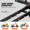 Cargo Management |   Motorcycle Carrier, 600 LBS Steel Motorcycle Carrier Hitch Mount with Loading Ramp, Scooter Dirt Bike Trailer Hauler with Ratchet Straps and Stabilizer, for Car, Truck with 2″ Hitch Receiver Automotive Cargo Management