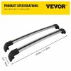 Cargo Management |   Roof Rack Cross Bars Baggage Locking Roof Rail Crossbars Luggage Cargo Ladder Bike Load Roof Cross Bars Black (for Audi Q7, for Audi Q7 2006-2021 Sliver) Automotive Cargo Management