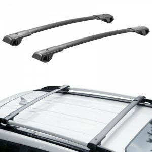 Cargo Management |   Roof Rack Cross Bars, Fit for 2014-2022 Subaru Forester with Raised Side Rails, 200 lbs Load Capacity, Aluminum Crossbars with Locks, for Rooftop Cargo Carrier Bag Luggage Kayak Bike Automotive Cargo Management