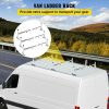 Cargo Management |   Van Ladder Roof Racks, 3 Bars, 661 LBS Capacity, Adjustable Matte Coating Van Rack with Ladder Stoppers, Compatible with Chevy Express Fullsize Van 1996-Up, White Automotive Cargo Management