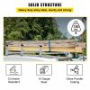 Cargo Management |   Van Ladder Roof Racks, 3 Bars, 661 LBS Capacity, Adjustable Matte Coating Van Rack with Ladder Stoppers, Compatible with Chevy Express Fullsize Van 1996-Up, White Automotive Cargo Management