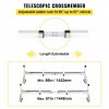 Cargo Management |   Van Ladder Roof Racks, 3 Bars, 661 LBS Capacity, Adjustable Matte Coating Van Rack with Ladder Stoppers, Compatible with Chevy Express Fullsize Van 1996-Up, White Automotive Cargo Management