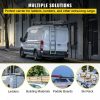 Cargo Management |   Van Ladder Roof Racks, 3 Bars, 661 LBS Capacity, Adjustable Matte Coating Van Rack with Ladder Stoppers, Compatible with Chevy Express Fullsize Van 1996-Up, White Automotive Cargo Management