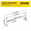 Cargo Management |   Van Ladder Roof Racks, 3 Bars, 661 LBS Capacity, Adjustable Matte Coating Van Rack with Ladder Stoppers, Compatible with Chevy Express Fullsize Van 1996-Up, White Automotive Cargo Management