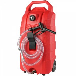 Fuel Transfer & Lubrication |   16 Gallon Fuel Caddy, 7.8 L/min, Portable Gas Storage Tank Container with Nozzle Rubber Wheels, Fuel Transfer Storage Tank for Gasoline Diesel Machine Oil Car Mowers Tractor Boat Motorcycle Automotive Fuel Transfer & Lubrication