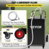 Fuel Transfer & Lubrication |   30 Gallon Fuel Caddy, Gas Storage Tank & 4 Wheels, with Manuel Transfer Pump, Gasoline Diesel Fuel Container for Cars, Lawn Mowers, ATVs, Boats, More, Black Black Automotive Black