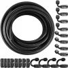 Fuel Transfer & Lubrication |   6AN 32.8FT Stainless Steel Nylon Braided Oil Gas Fuel Line Hose 10M BK + 20 PCS Aluminum Hose End Fitting Adapter Kit Fuel Line Kit 1000 psi (AN6) Automotive Fuel Transfer & Lubrication