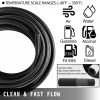 Fuel Transfer & Lubrication |   6AN 32.8FT Stainless Steel Nylon Braided Oil Gas Fuel Line Hose 10M BK + 20 PCS Aluminum Hose End Fitting Adapter Kit Fuel Line Kit 1000 psi (AN6) Automotive Fuel Transfer & Lubrication