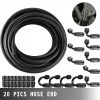 Fuel Transfer & Lubrication |   6AN 32.8FT Stainless Steel Nylon Braided Oil Gas Fuel Line Hose 10M BK + 20 PCS Aluminum Hose End Fitting Adapter Kit Fuel Line Kit 1000 psi (AN6) Automotive Fuel Transfer & Lubrication