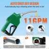 Fuel Transfer & Lubrication |   Automatic Fuel Nozzle Shut Off Fuel Refilling 3/4″ NPT 13/16″ Spout Diesel Green Automotive Fuel Transfer & Lubrication