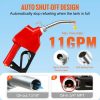 Fuel Transfer & Lubrication |   Automatic Fuel Nozzle Shut Off Fuel Refilling 3/4″ NPT 13/16″ Spout Diesel Red Automotive Fuel Transfer & Lubrication