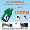 Fuel Transfer & Lubrication |   Automatic Fuel Nozzle Shut Off Fuel Refilling 3/4″ NPT 15/16″ Spout Diesel Green Automotive Fuel Transfer & Lubrication