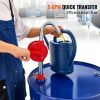 Fuel Transfer & Lubrication |   Drum Pump, 5 GPM Flow, Rotary Barrel Pump Hand Crank, Fits 5 to 55 Gallon Drums with 3-Section Suction Tube Assembly and Hose, Designed to Transfer Fuel, Engine Oil, Diesel, Kerosene, Cast Iron Automotive Fuel Transfer & Lubrication