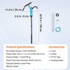 Fuel Transfer & Lubrication |   Drum Pump, 9.5 oz. Per Stroke, Lever-Action Barrel Pump, Fits 5-55 Gallon Drums with 3-Section Suction Tube Assembly & Hose, Hand Operated, Designed to Transfer Water, Alcohol, Corrosive Liquids Automotive Fuel Transfer & Lubrication