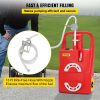 Fuel Transfer & Lubrication |   Fuel Caddy, 25 Gallon, Portable Fuel Storage Tank On-Wheels, with Manuel Transfer Pump, Gasoline Diesel Fuel Container for Cars, Lawn Mowers, ATVs, Boats, More, Red Automotive Fuel Transfer & Lubrication