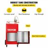 Fuel Transfer & Lubrication |   Fuel Caddy, 35 Gallon, Gas Storage Tank on 4 Wheels, with Manuel Transfer Pump, Gasoline Diesel Fuel Container for Cars, Lawn Mowers, ATVs, Boats, More, Red Red Automotive Fuel Transfer & Lubrication