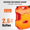 Fuel Transfer & Lubrication |   Gas Can, 2.64 Gallon/10L, Fuel Tank with Spout and Lockable Bracket, Storage Gasoline Container, Auto-Off Function & Adjustable Flow Rate, Compatible with Most Cars Motorcycle SUV ATV UTV, Red Automotive Fuel Transfer & Lubrication