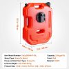 Fuel Transfer & Lubrication |   Gas Can, 2.64 Gallon/10L, Fuel Tank with Spout and Lockable Bracket, Storage Gasoline Container, Auto-Off Function & Adjustable Flow Rate, Compatible with Most Cars Motorcycle SUV ATV UTV, Red Automotive Fuel Transfer & Lubrication