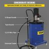 Fuel Transfer & Lubrication |   Grease Pump 10 Gallon 40L Air Operated Grease Pump, 1.3L/Min Pneumatic Grease Bucket Pump, 48-52MPa Portable Grease Pump, 80:1 Ratio Oil Bucket Pump, with Pressure Hydraulic Hose, Grease Gun Automotive Fuel Transfer & Lubrication