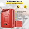 Fuel Transfer & Lubrication |   Jerry Fuel Can, 5.3 Gallon / 20 L Portable Jerry Gas Can with Flexible Spout System, Rustproof ＆ Heat-resistant Steel Fuel Tank for Cars Trucks Equipment, 2PCS Red Red Automotive Fuel Transfer & Lubrication