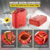 Fuel Transfer & Lubrication |   Jerry Fuel Can, 5.3 Gallon / 20 L Portable Jerry Gas Can with Flexible Spout System, Rustproof ＆ Heat-resistant Steel Fuel Tank for Cars Trucks Equipment, 2PCS Red Red Automotive Fuel Transfer & Lubrication