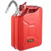 Fuel Transfer & Lubrication |   Jerry Fuel Can, 5.3 Gallon / 20 L Portable Jerry Gas Can with Flexible Spout System, Rustproof ＆ Heat-resistant Steel Fuel Tank for Cars Trucks Equipment, Red Red Automotive Fuel Transfer & Lubrication