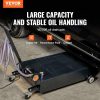 Fuel Transfer & Lubrication |   Low Profile Oil Drain Pan, 15 Gallon Oil Drain Pan with Pump, Oil Change Pan with 180W Electric Pump, 8.2ft Hose & Folding Handle, Rolling Oil Drain Cart for Trucks, Buses, RVs Automotive Fuel Transfer & Lubrication