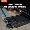 Fuel Transfer & Lubrication |   Low Profile Oil Drain Pan, 17 Gallon Oil Drain Pan with Pump, Oil Change Pan with 180W Electric Pump, 8.2ft Hose & Folding Handle, Rolling Oil Drain Cart for Trucks, Buses, RVs Automotive Fuel Transfer & Lubrication