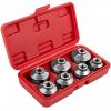 Fuel Transfer & Lubrication |   Oil Filter Socket Set, 7 Pcs Oil Filter Wrench Set, Sturdy Steel Oil Filter Socket, 3/8″ Oil Filter Socket, Low Profile Oil Filter Socket Set For Easy Access, Oil Filter Wrench Cap Set w/ Case Automotive Fuel Transfer & Lubrication