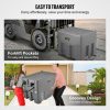 Fuel Transfer & Lubrication |   Portable Diesel Tank, 116 Gallon Capacity & 10 GPM Flow Rate, Diesel Fuel Tank with 12V Electric Transfer Pump and 13.1ft Rubber Hose, PE Diesel Transfer Tank for Easy Fuel Transportation, Gray Gray Automotive Fuel Transfer & Lubrication