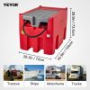 Fuel Transfer & Lubrication |   Portable Diesel Tank, 116 Gallon Capacity & 10 GPM Flow Rate, Diesel Fuel Tank with 12V Electric Transfer Pump and 13.1ft Rubber Hose, PE Diesel Transfer Tank for Easy Fuel Transportation, Red Red Automotive Fuel Transfer & Lubrication