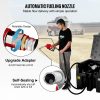 Fuel Transfer & Lubrication |   Portable Diesel Tank, 58 Gallon Capacity & 10 GPM Flow Rate, Diesel Fuel Tank with 12V Electric Transfer Pump and 13.1ft Rubber Hose, PE Diesel Transfer Tank for Easy Fuel Transportation, Black Black Automotive Black