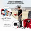 Fuel Transfer & Lubrication |   Portable Diesel Tank, 58 Gallon Capacity & 10 GPM Flow Rate, Diesel Fuel Tank with 12V Electric Transfer Pump and 13.1ft Rubber Hose, PE Diesel Transfer Tank for Easy Fuel Transportation, Red Red Automotive Fuel Transfer & Lubrication