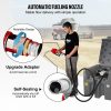 Fuel Transfer & Lubrication |   Portable Diesel Tank, 58 Gallon Capacity & 10 GPM Flow Rate, Diesel Fuel Tank with 12V Electric Transfer Pump and 13.1ft Rubber Hose, PE Diesel Transfer Tank for Easy Fuel Transportation,Gray Gray Automotive Fuel Transfer & Lubrication