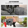 Fuel Transfer & Lubrication |   Portable Diesel Tank, 58 Gallon Capacity & 10 GPM Flow Rate, Diesel Fuel Tank with 12V Electric Transfer Pump and 13.1ft Rubber Hose, PE Diesel Transfer Tank for Easy Fuel Transportation,Gray Gray Automotive Fuel Transfer & Lubrication