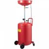 Fuel Transfer & Lubrication |   Waste Oil Drain Tank 20 Gallon Portable Oil Drain Air Operated Drainer Oil Change, Oil Drain Container, Fluid Fuel Transfer Drainage Adjustable Funnel Height, with Pressure Regulating Valve Automotive Fuel Transfer & Lubrication