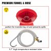 Fuel Transfer & Lubrication |   Waste Oil Drain Tank 20 Gallon Portable Oil Drain Air Operated Drainer Oil Change, Oil Drain Container, Fluid Fuel Transfer Drainage Adjustable Funnel Height, with Pressure Regulating Valve Automotive Fuel Transfer & Lubrication