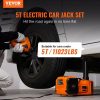 Lifts & Hoists & Jacks |   Electric Car Jack, 5 Ton/11023 LBS Hydraulic Jack with Electric Impact Wrench, Portable Car Lift with Built-in Inflatable Pump, and LED Light for SUV MPV Sedan Truck Change Tires Garage Repair Automotive Lifts & Hoists & Jacks