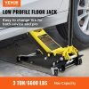 Lifts & Hoists & Jacks |   Floor Jack, 3 Ton Low Profile Floor Jack, Heavy-duty Steel Racing Floor Jack with Dual Pistons Quick Lift Pump, Floor Jack Lifting Range 3.35″-19.69″ Automotive Lifts & Hoists & Jacks