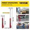 Lifts & Hoists & Jacks |   Hydraulic Long Ram Jack, 12 Tons/26455 lbs Capacity, with Single Piston Pump and Clevis Base, Manual Cherry Picker w/Handle, for Garage/Shop Cranes, Engine Lift Hoist, Red Red Automotive Lifts & Hoists & Jacks